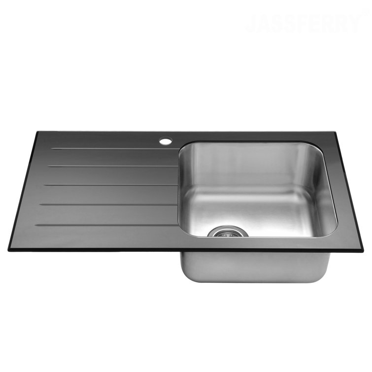 Belfry Kitchen Dore Single Bowl Inset Kitchen Sink Wayfair.co.uk